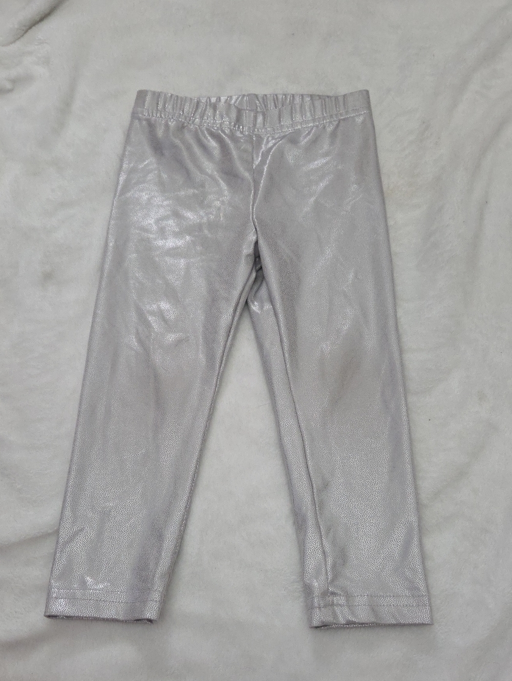 10 For $10 Carters Metallic Silver leggings Size 2t